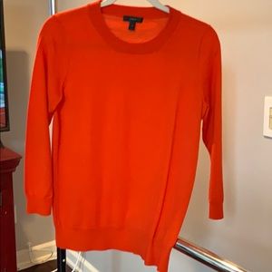 Red merino crew neck Tippi sweater